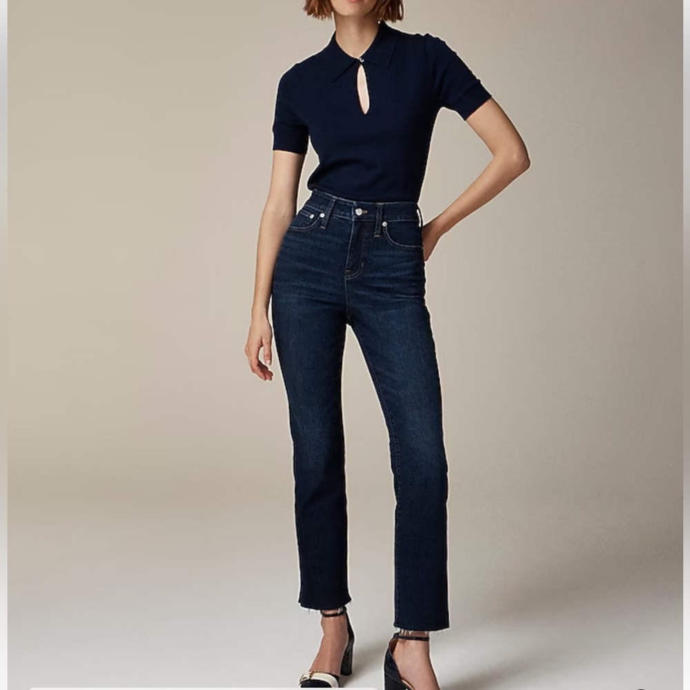 J Crew Curvy High Rise Kick-Out Jean